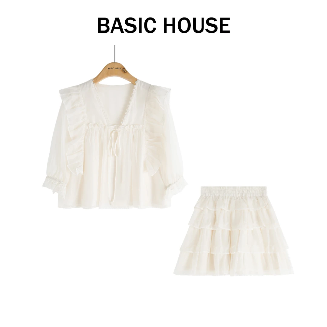Basic House 百家好夏季新款百搭气质轻奢时尚套装B1335B5P7E2