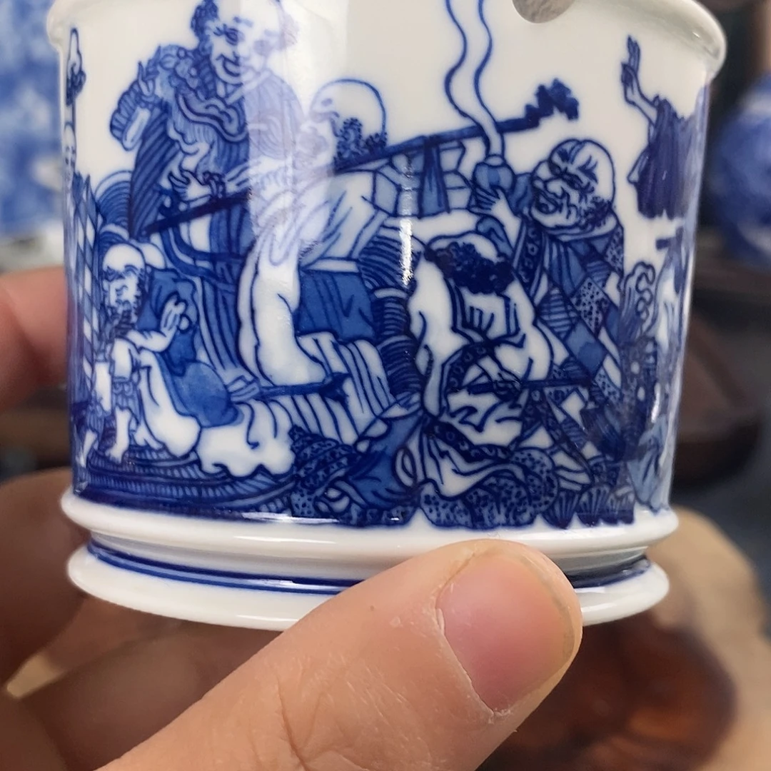 瓷片景德镇手绘青花茶器45