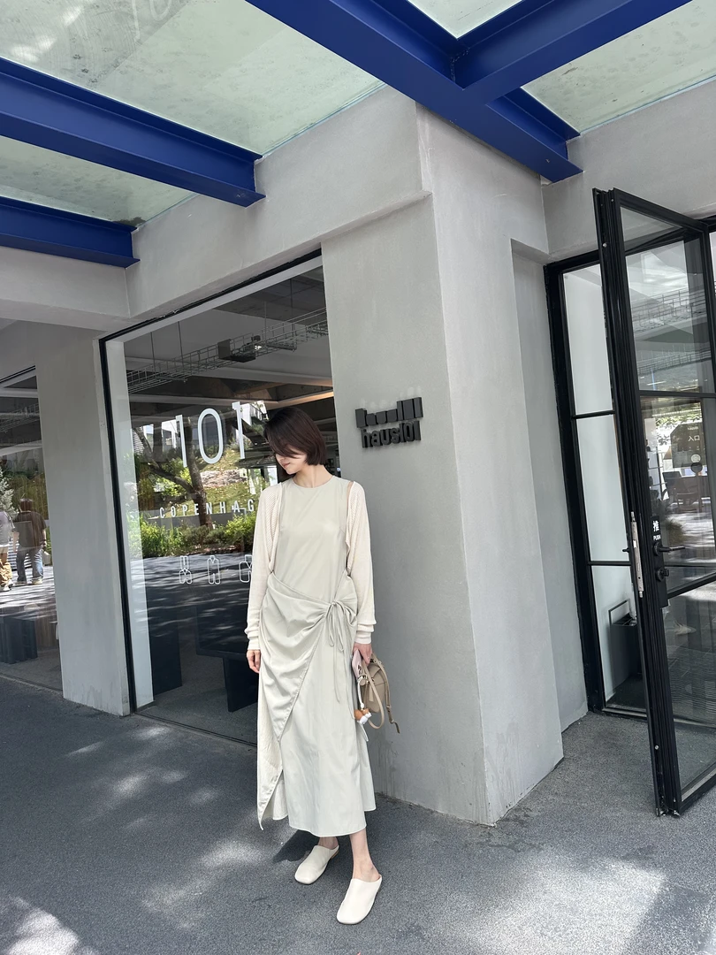 【亦里Yilane】绑带背心裙5089