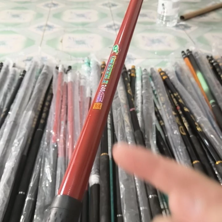 红色抄网杆瑕疵2.4米
