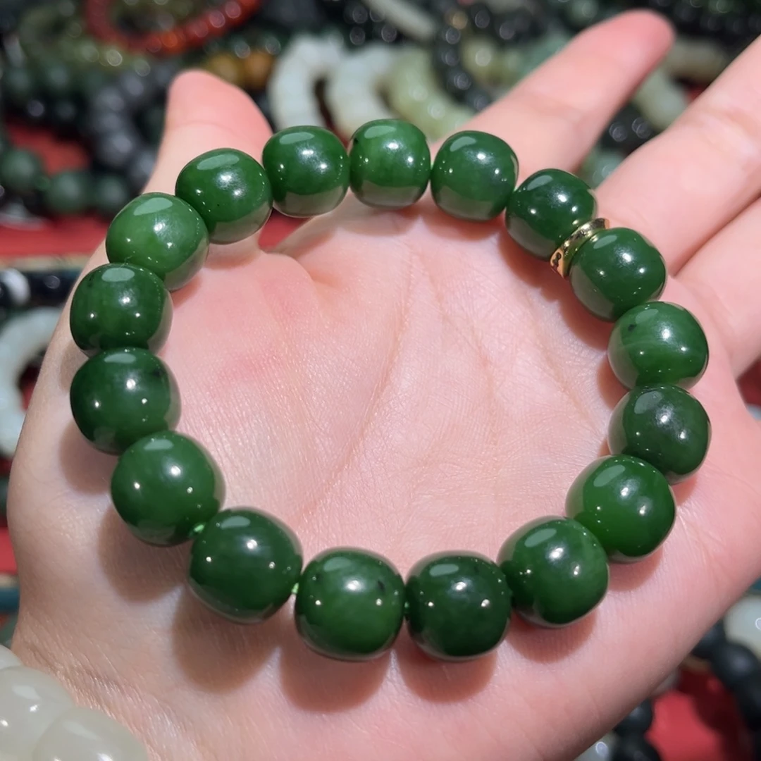 漢***良和田玉未镶嵌手链