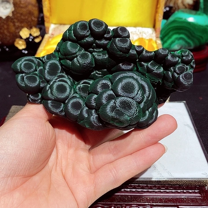 石材孔雀石。孔雀石。孔雀石。