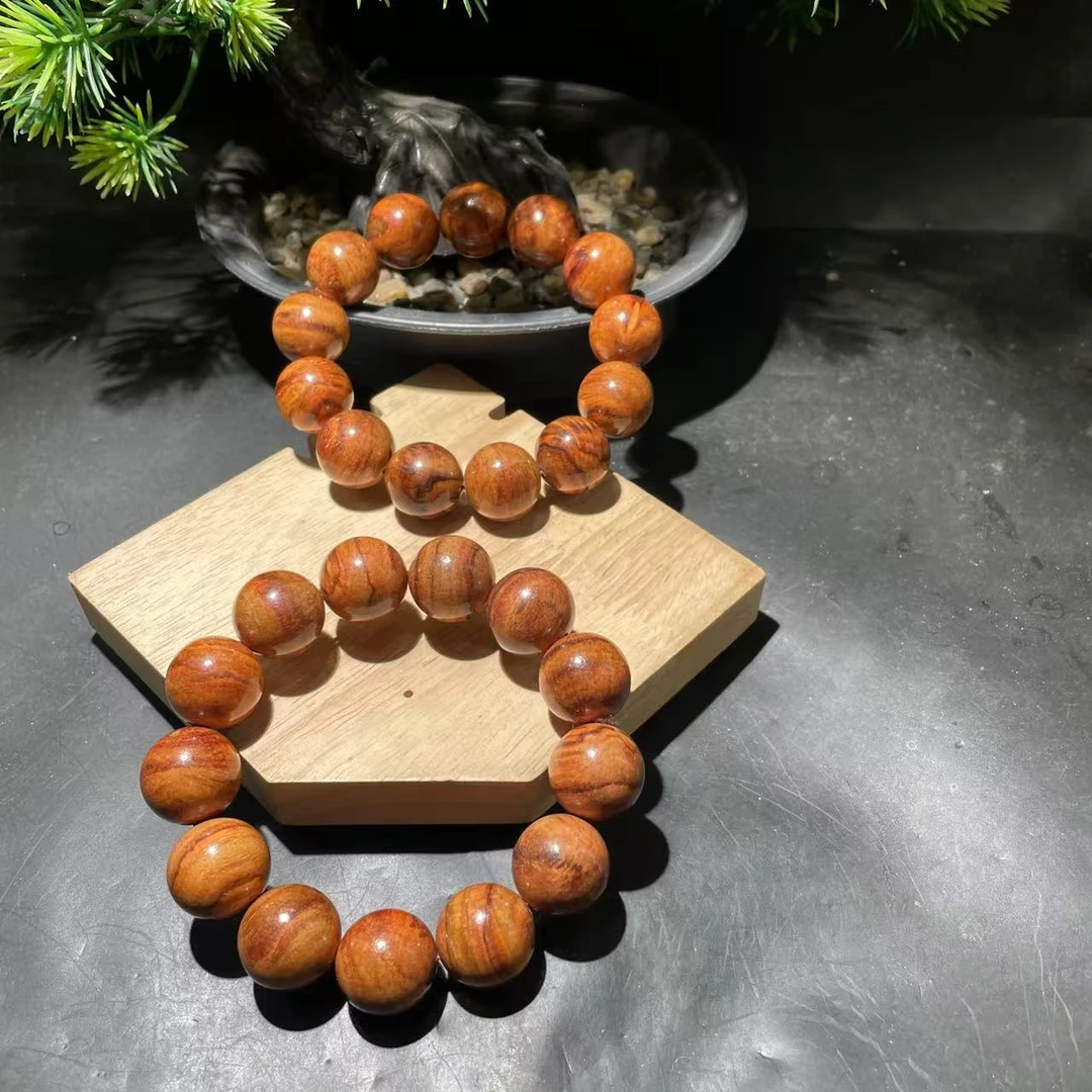 【玉经纶】-20409/Q46-黄花梨手串-多样性发其一