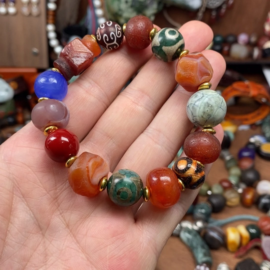 玛瑙/玉髓手链未镶嵌