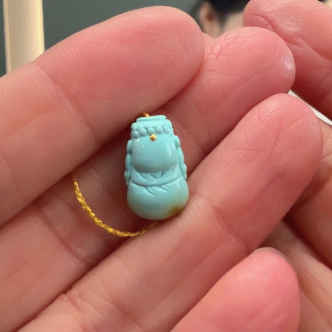 绿松石未镶嵌颈饰