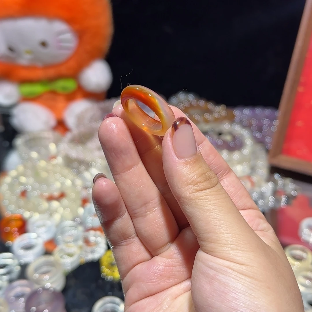玛瑙/玉髓合金戒指