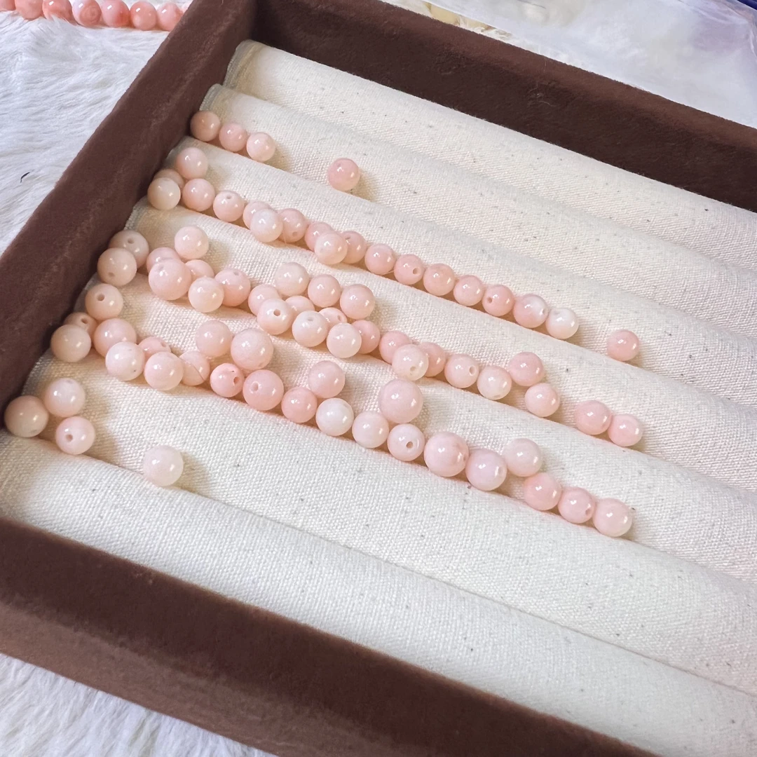 天然红珊瑚 天使之肌珠子 19g