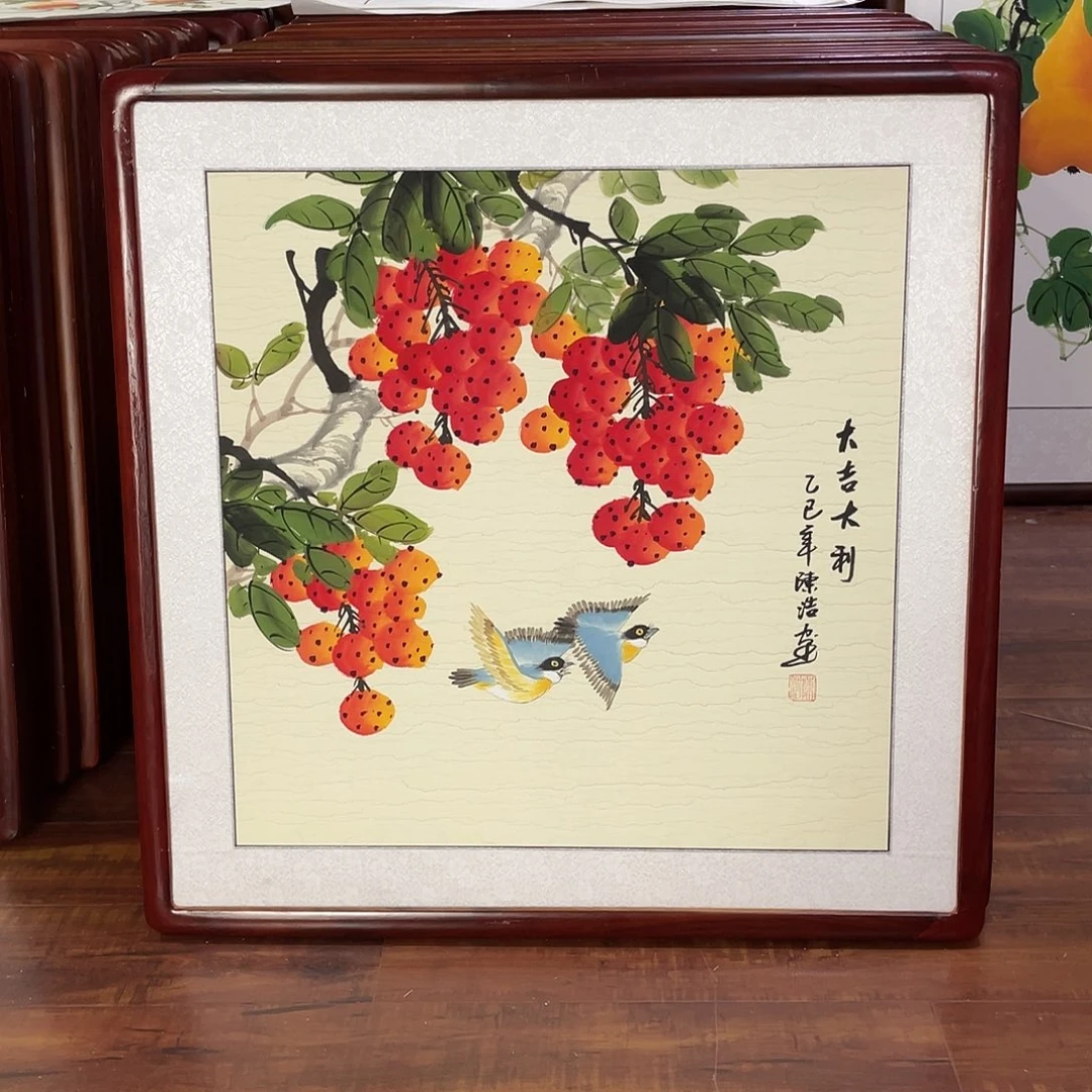 国画带框尺寸63*63厘米