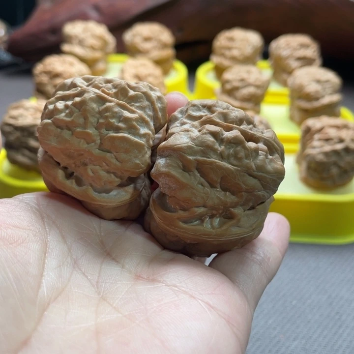 吊坠文玩核桃蛤蟆头有修4244