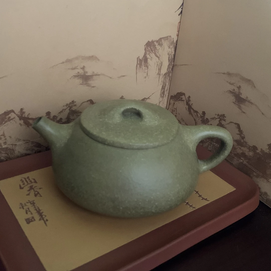 76号宜兴原矿龙脊青颗粒感子冶石瓢全手工手制