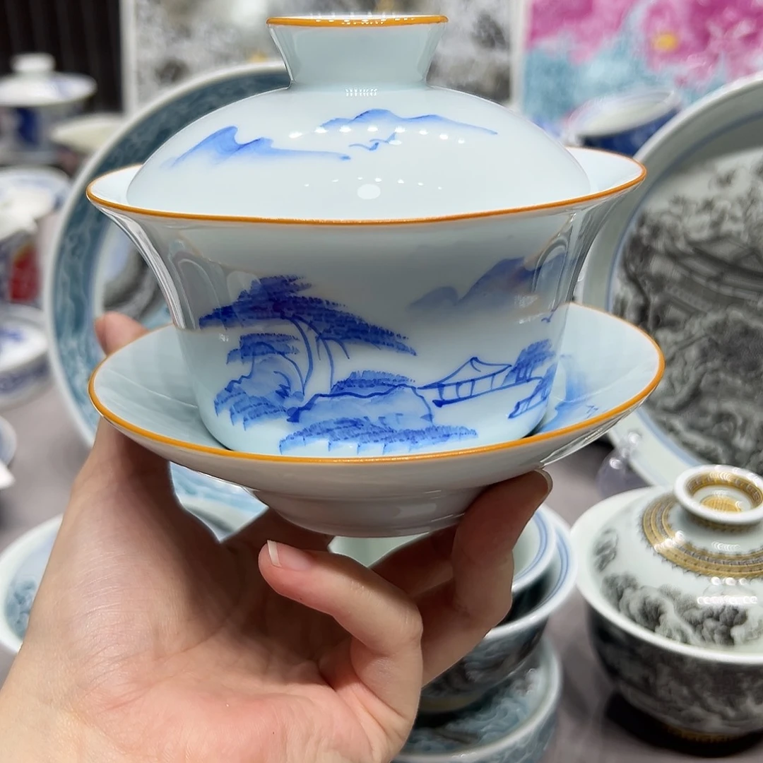 摆件景德镇瓷器半手