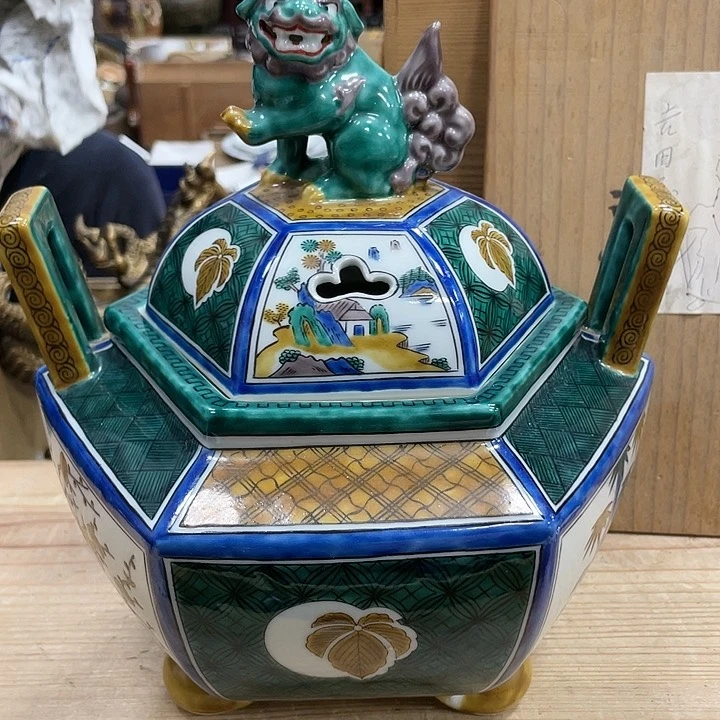 瓷片瓷制作工艺品摆件