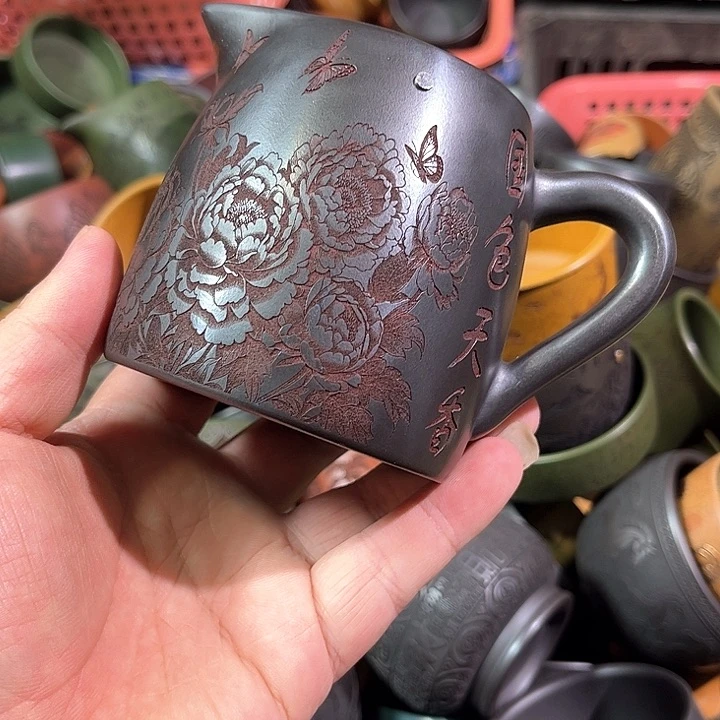 茶杯紫砂全手工紫砂主人杯