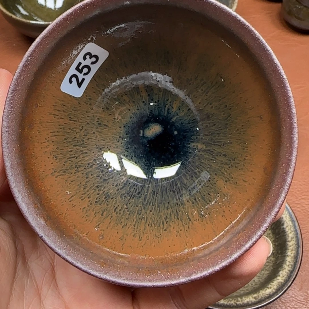 茶盏龙窑柴烧原矿原釉253
