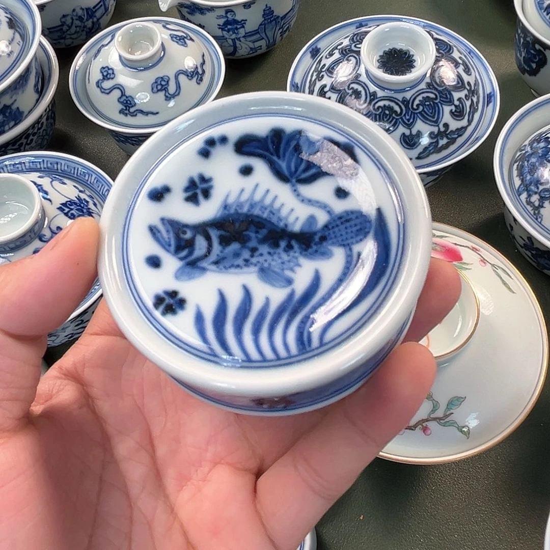 杯青花瓷器青花瓷器