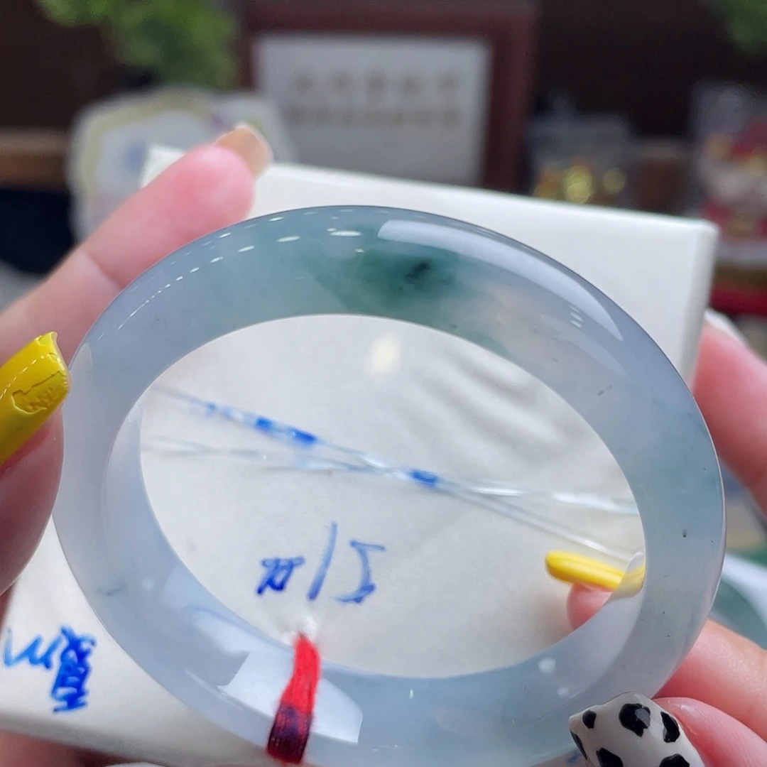 未镶嵌手镯翡翠50.8幻彩飘花