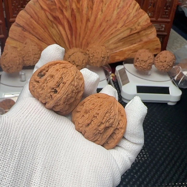 吊坠文玩核桃全品密纹39