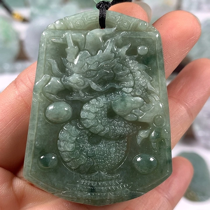 颈饰未镶嵌翡翠龙行天下福利