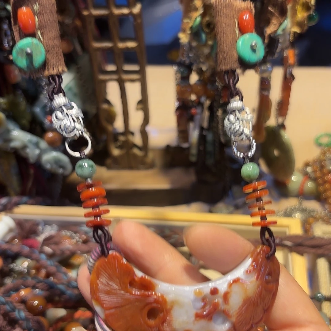 翡翠未镶嵌颈饰原创