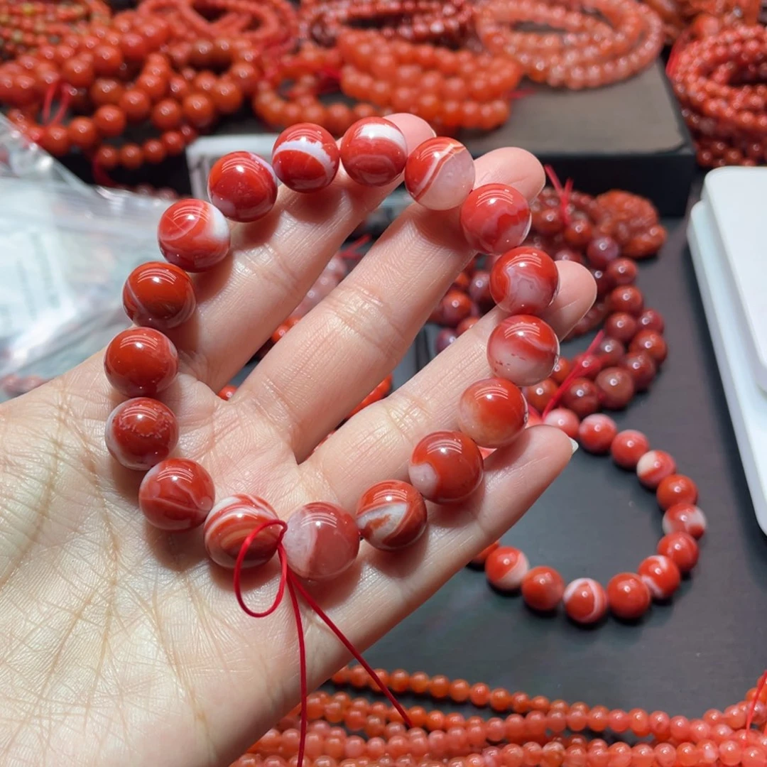 南红玛瑙手链未镶嵌满*