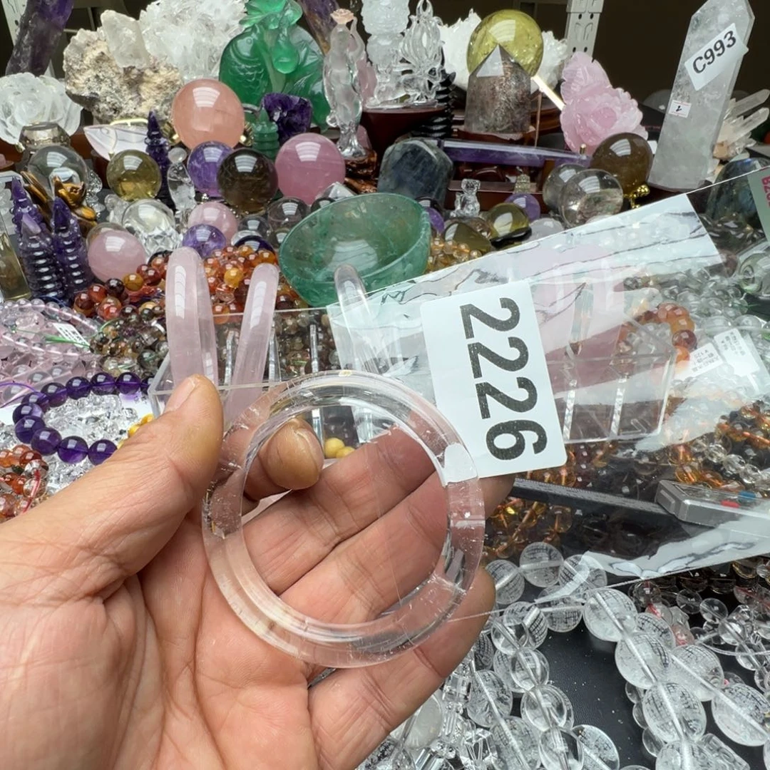 水晶摆件未镶嵌小*子水晶2226