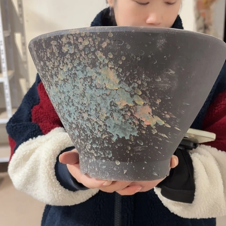 正品高17口27花盆