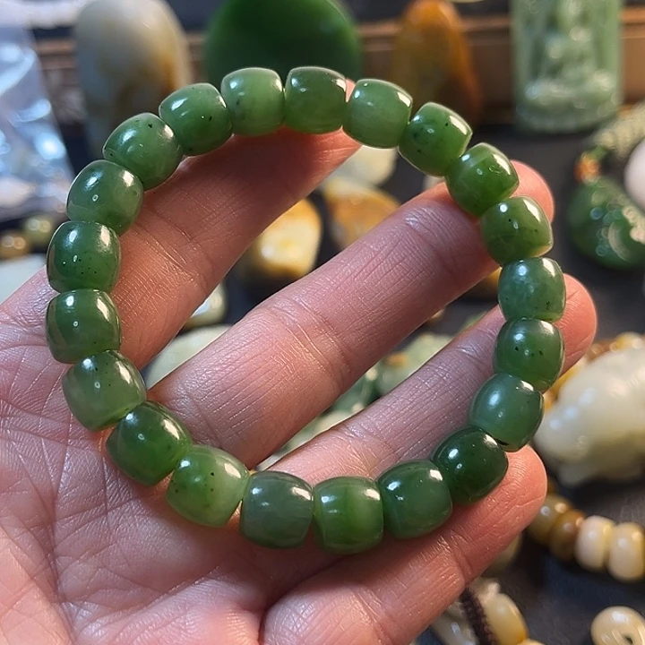 和田玉（碧玉）未镶嵌手串