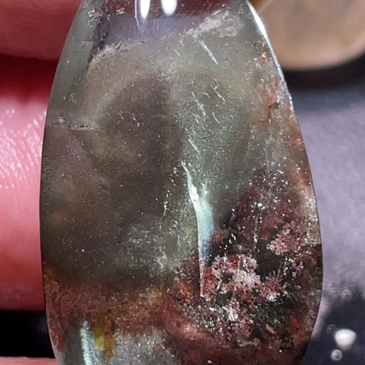 椰***o发晶颈饰未镶嵌幽灵