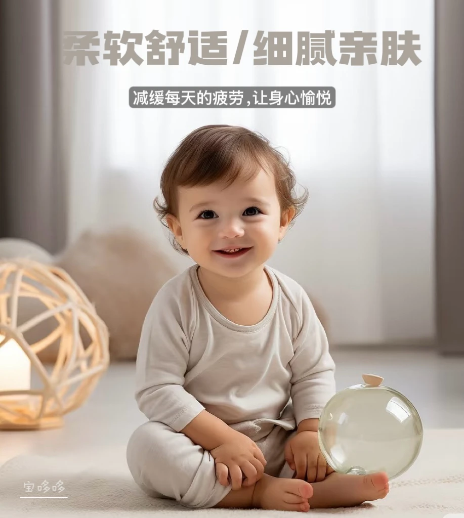 组合装儿童连体衣夏季莫代尔新生儿柔软宝宝亲肤婴儿