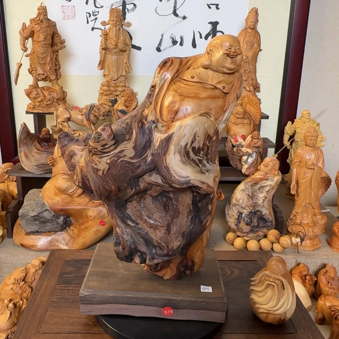 崖柏小木匠艺雕一物一拍