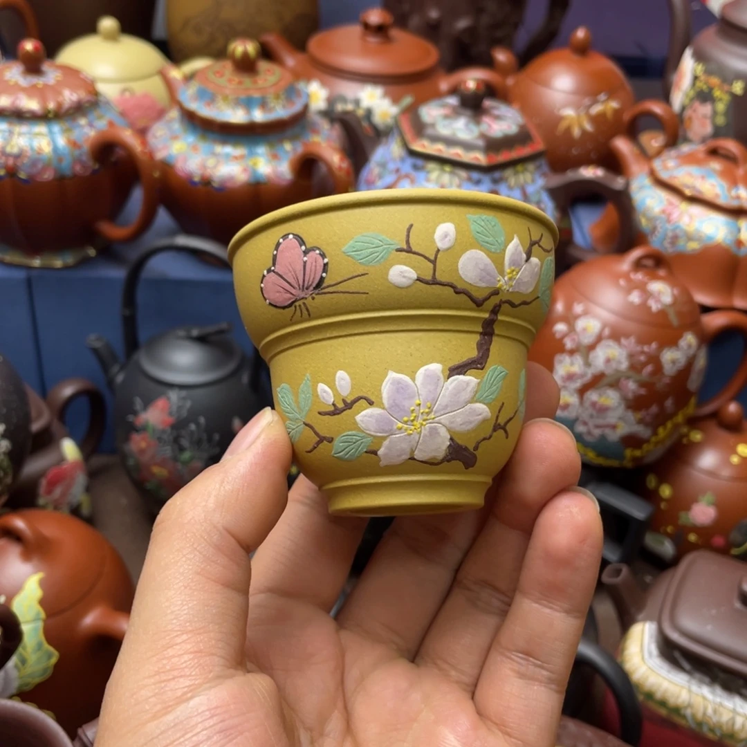 紫砂茶杯紫砂主人杯80cc