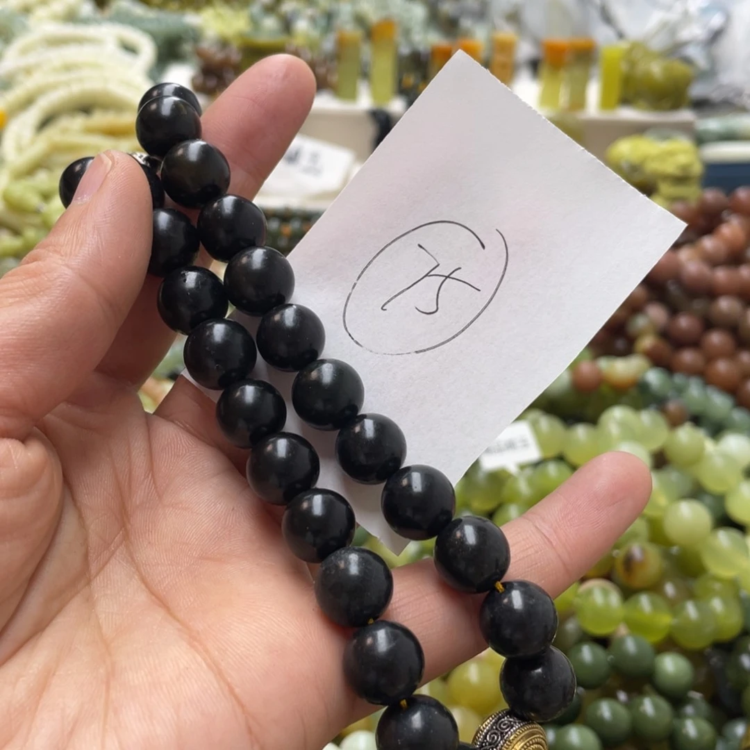 蛇纹石玉手链未镶嵌