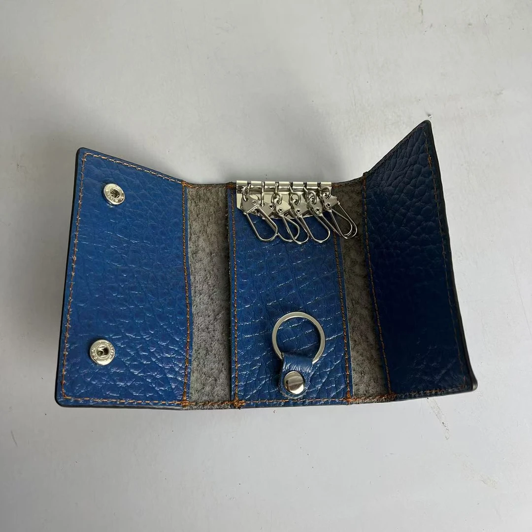 牛皮钥匙包6钥匙位家用钥匙汽车钥匙收纳包包男女同款