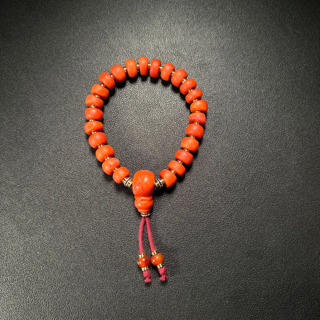 19世纪南红玛瑙手持333-598