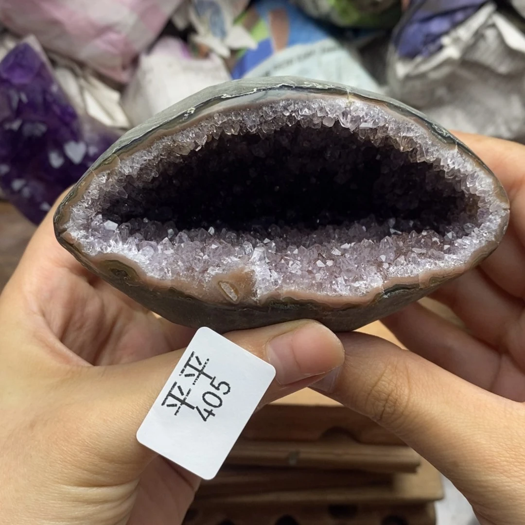 紫晶珠宝半成品未镶嵌