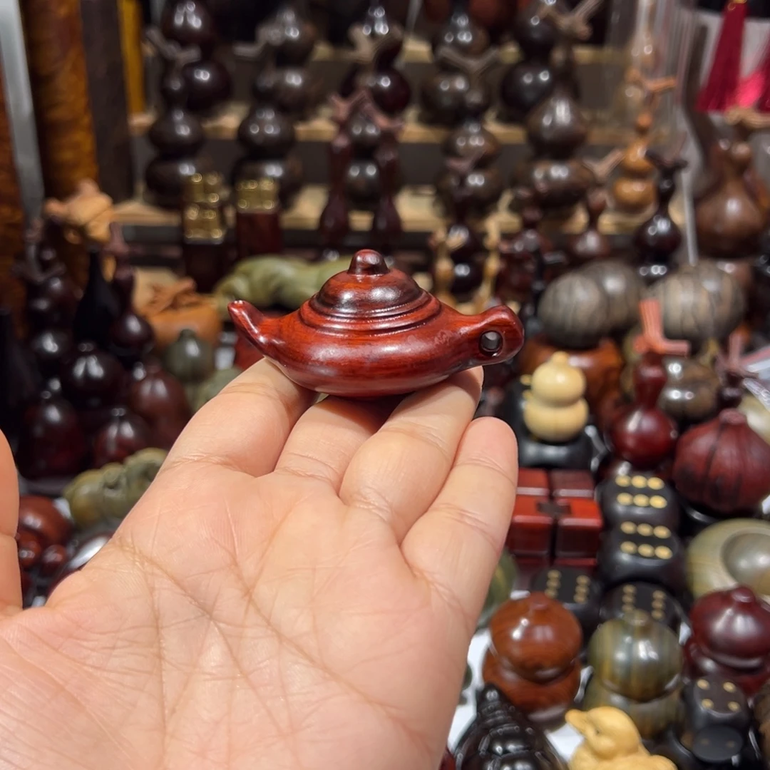 香榧木东非紫檀把把壶