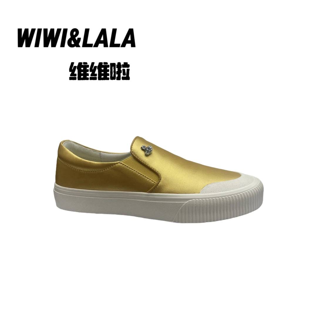 福利【维维啦】土星真丝丝绸休闲板鞋295-20微瑕疵介意慎拍不t不h