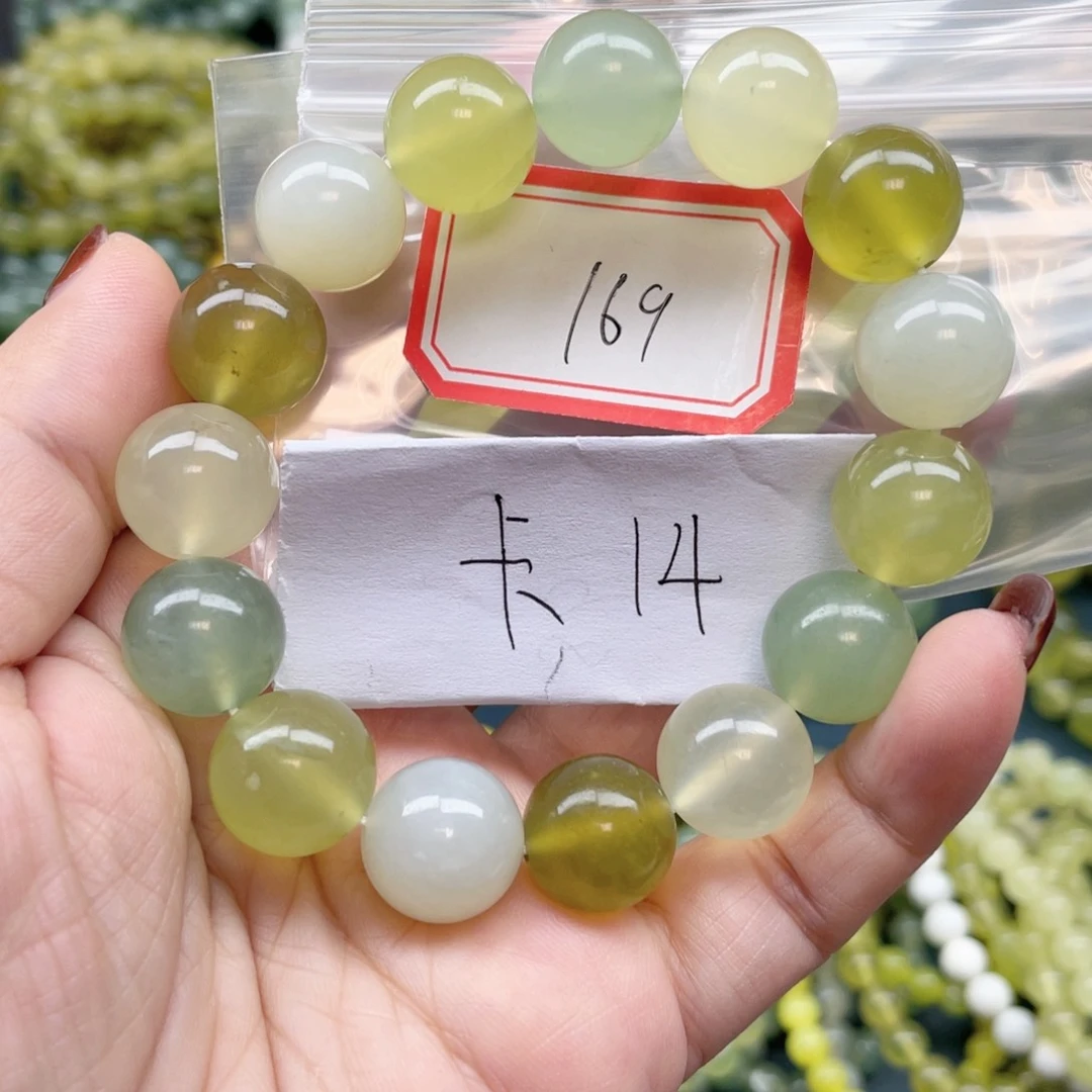 未镶嵌蛇纹石玉手串