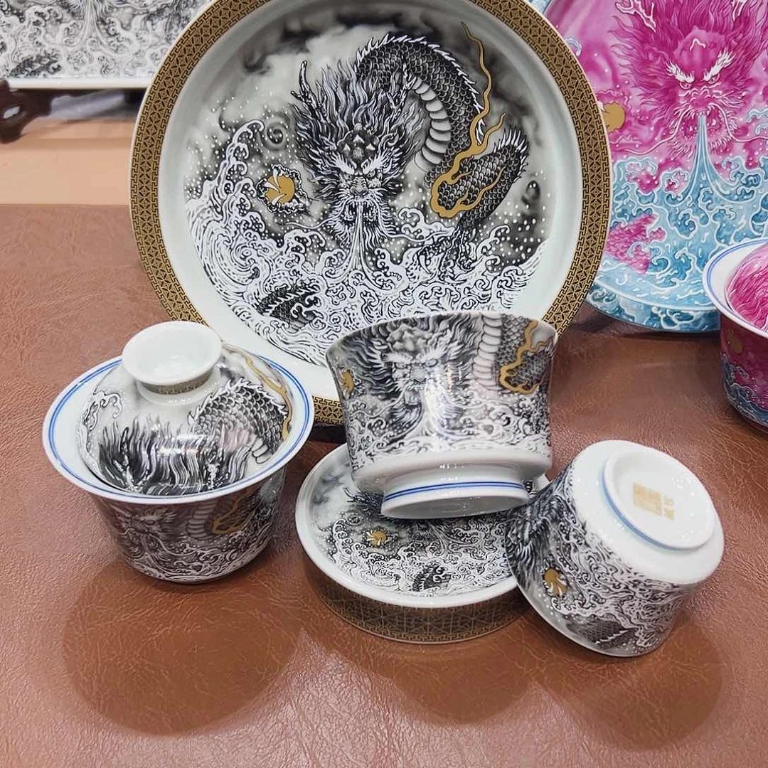 摆件景德镇陶瓷美术大师