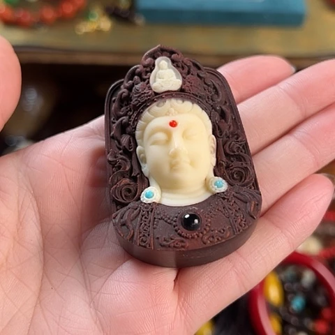 滴血莲花菩提吊坠