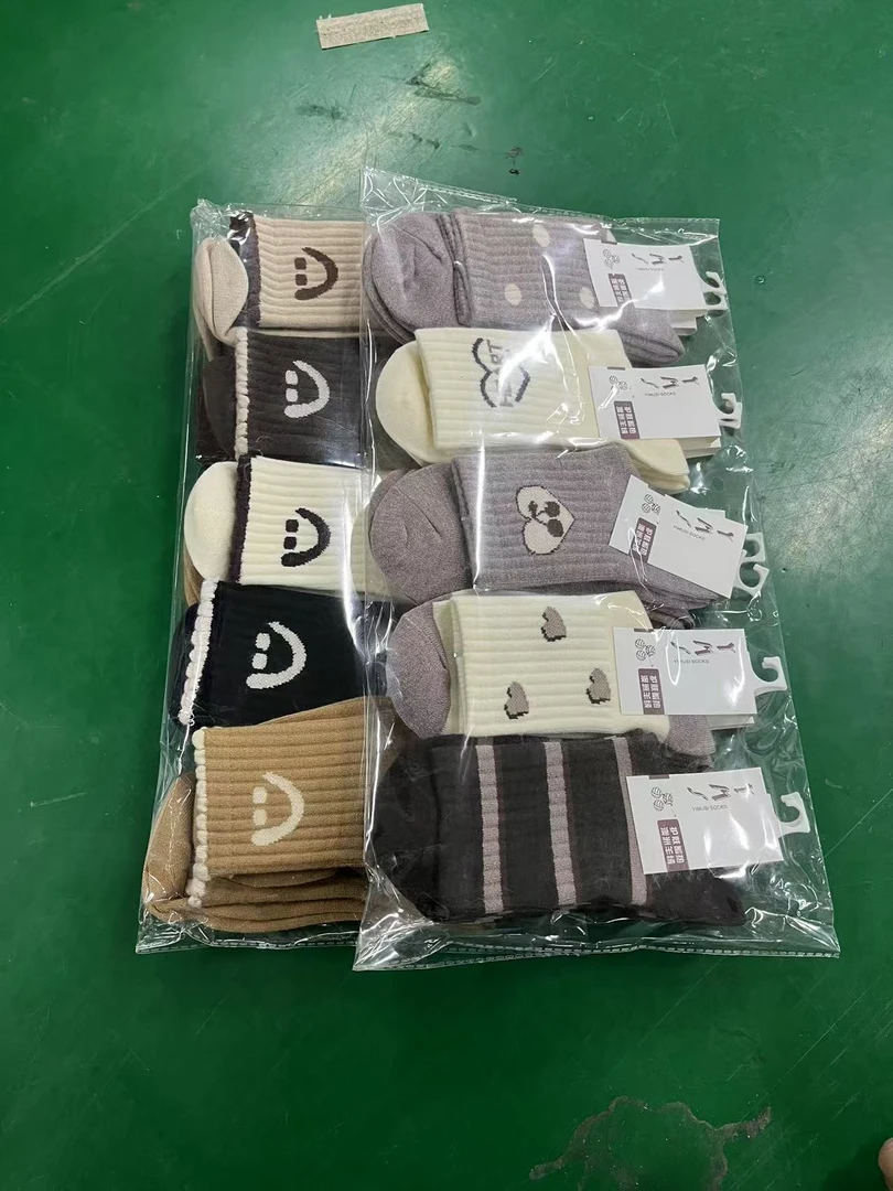 冬季加绒女士袜子