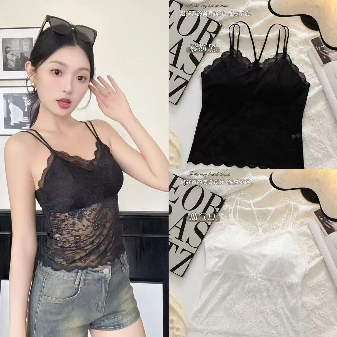 敏宝儿➕凤尾花蕾丝美背