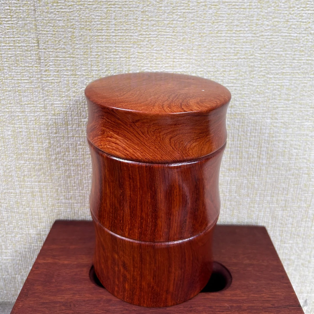 缅花茶叶罐(高14 口10ⅹ8)