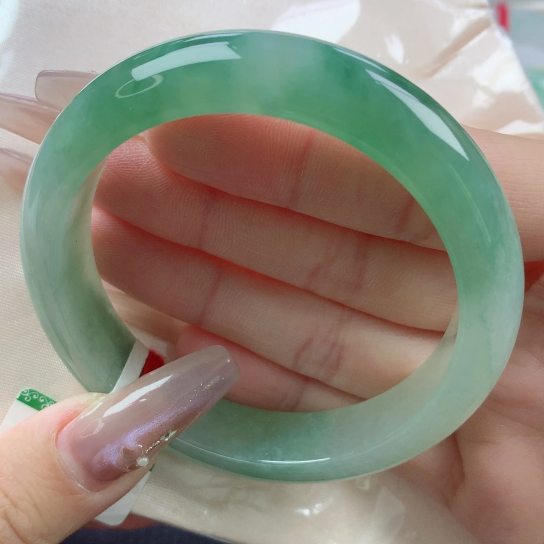 未镶嵌手镯翡翠缅甸天然翡翠A货55.8