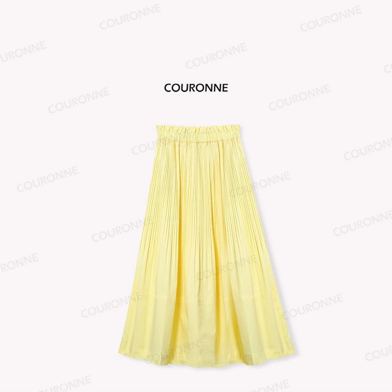 【在逃公主】 夏季百搭多巴胺彩色半身裙32944