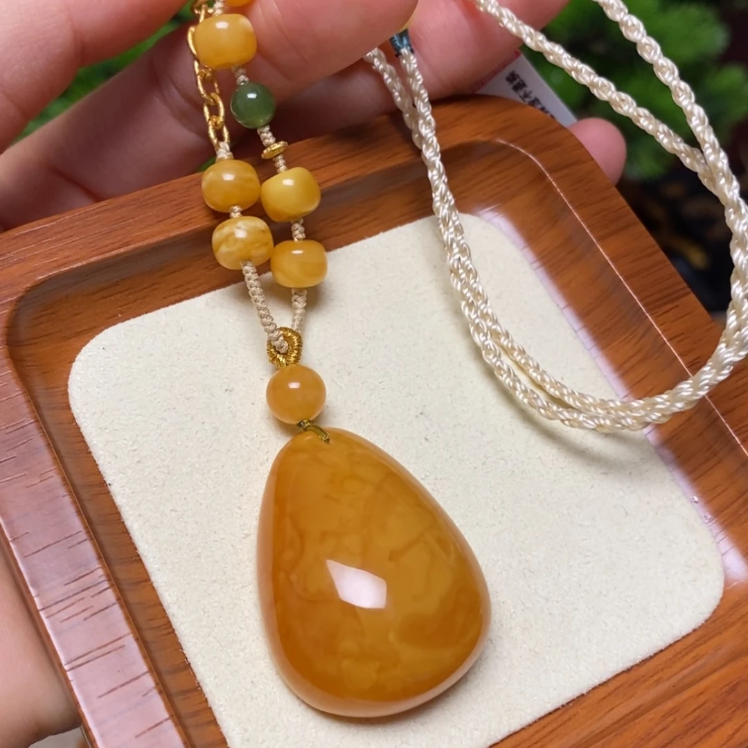 【闪购商品】蜜蜡颈饰未镶嵌项链