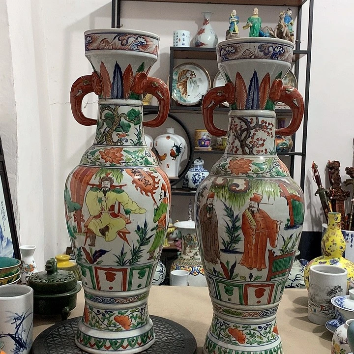 陶摆件博古架陶瓷摆件