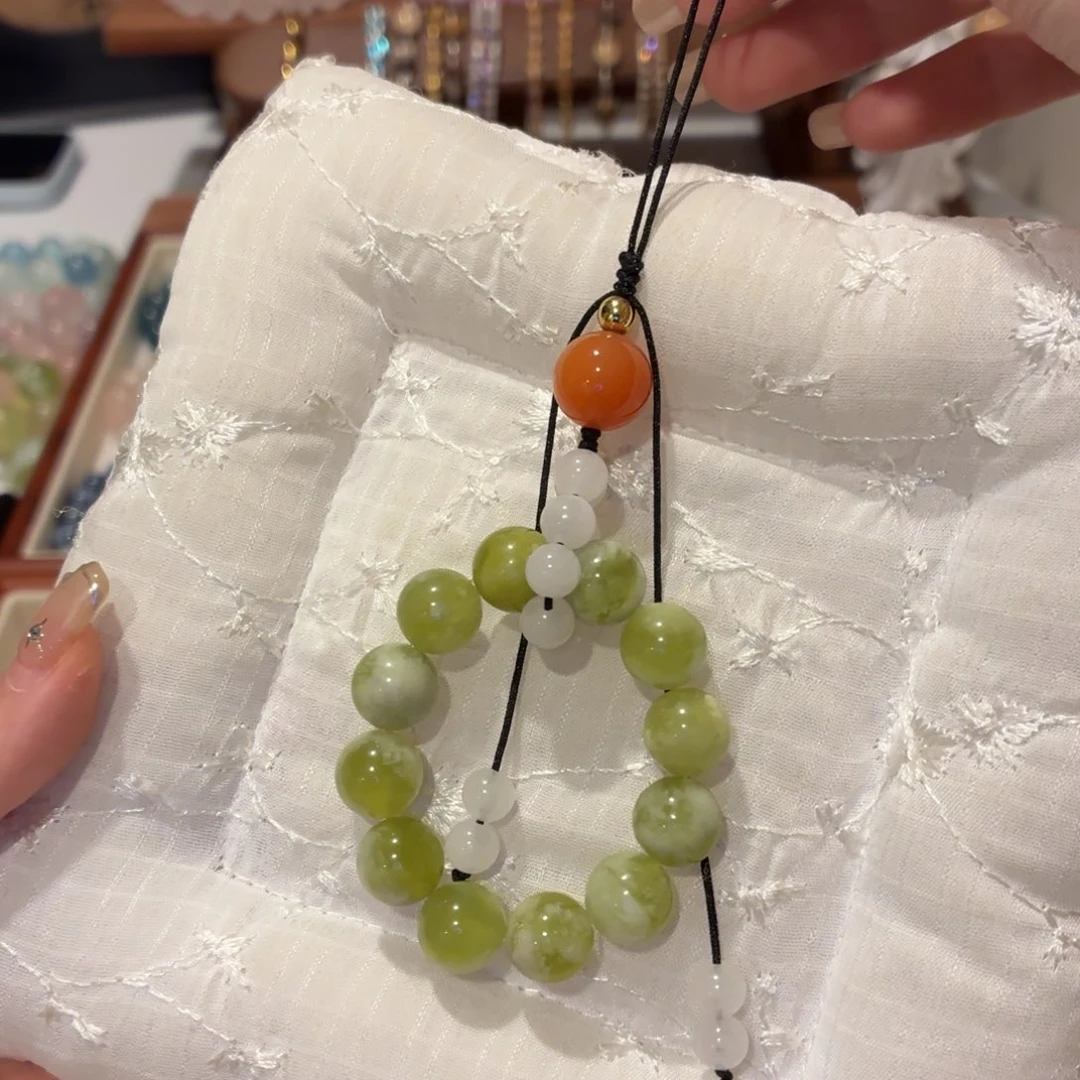 手链银S925镶嵌烟晶