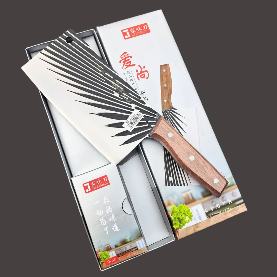 家味刀锤纹斩切两用刀阳江锻打切片斩切两用锋利刀纯手工菜刀砍骨