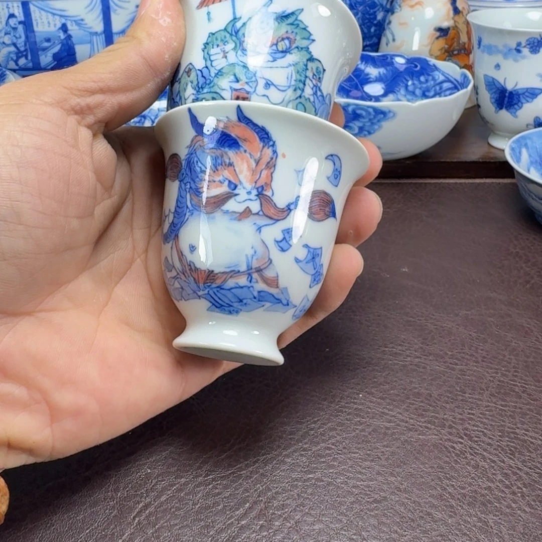 八***月瓷片当代景德镇陶瓷手绘茶具